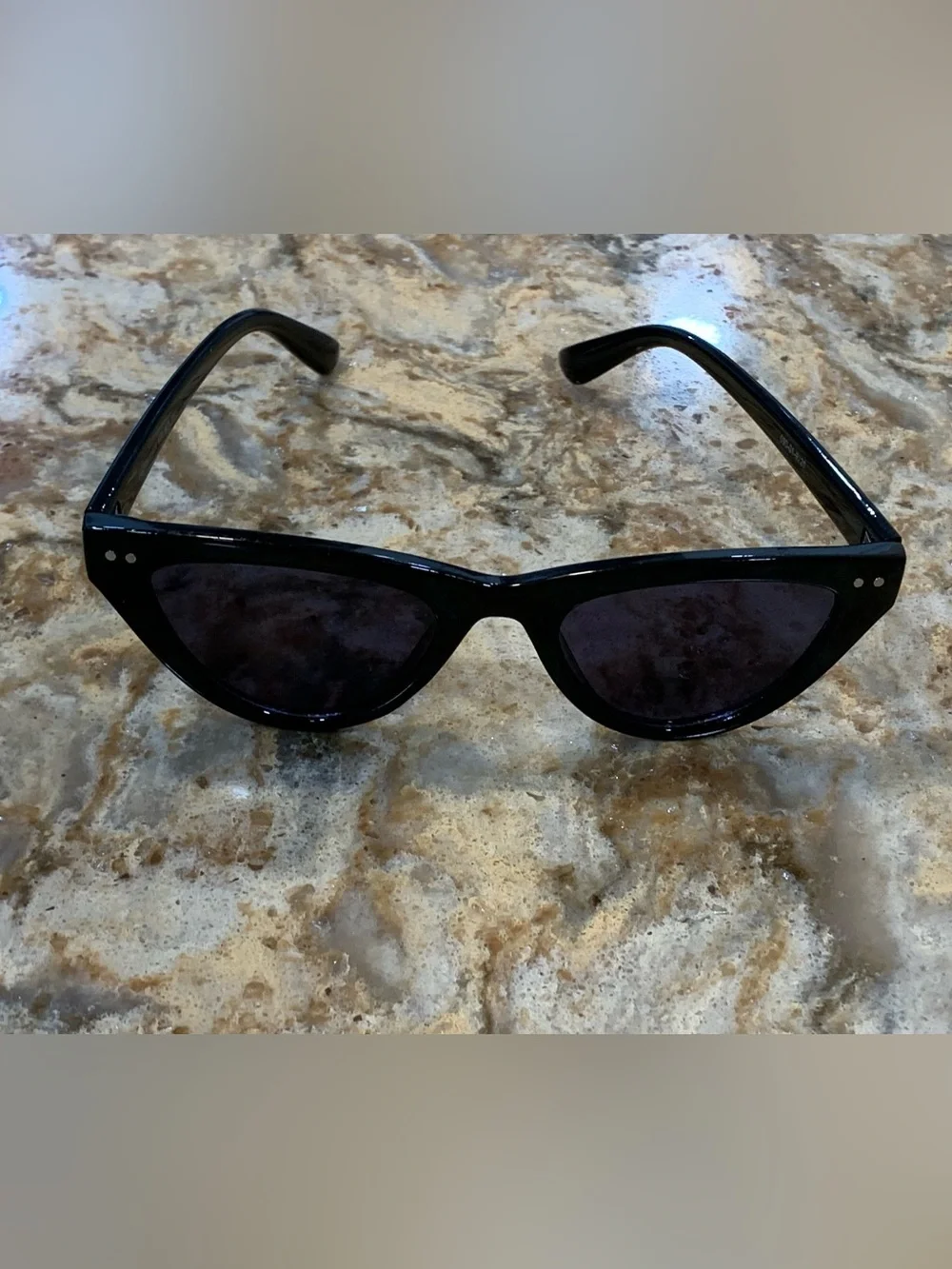 Black Cat-Eye Sunglasses